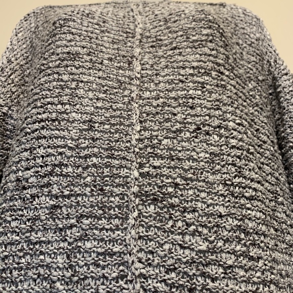 Eileen Fisher | Marled Loose Chunky Knit Boxy Popover Sweater - Picture 5 of 8